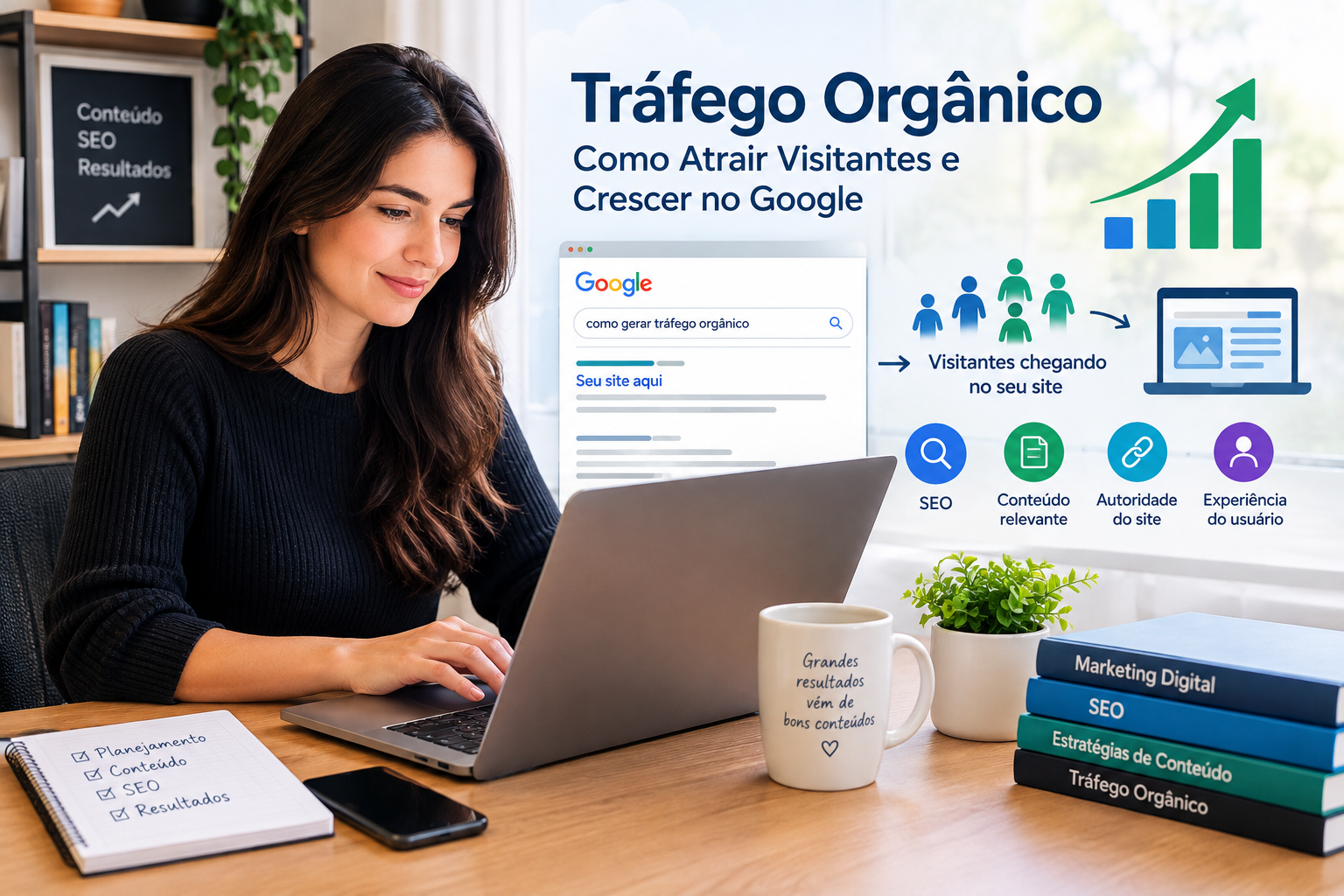 Tráfego Orgânico: Como Atrair Visitantes e Crescer no Google de Forma Sustentável